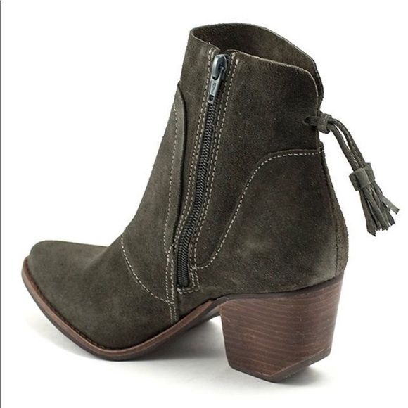 matisse laney suede ankle boot grey 5.5 - Picture 3 of 13